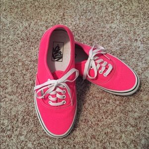 Vans Hot Pink Sneakers